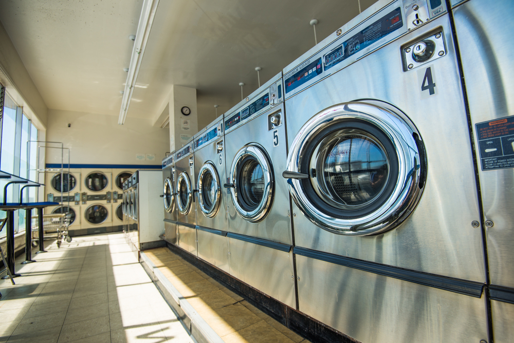 Photo of interior laundromat